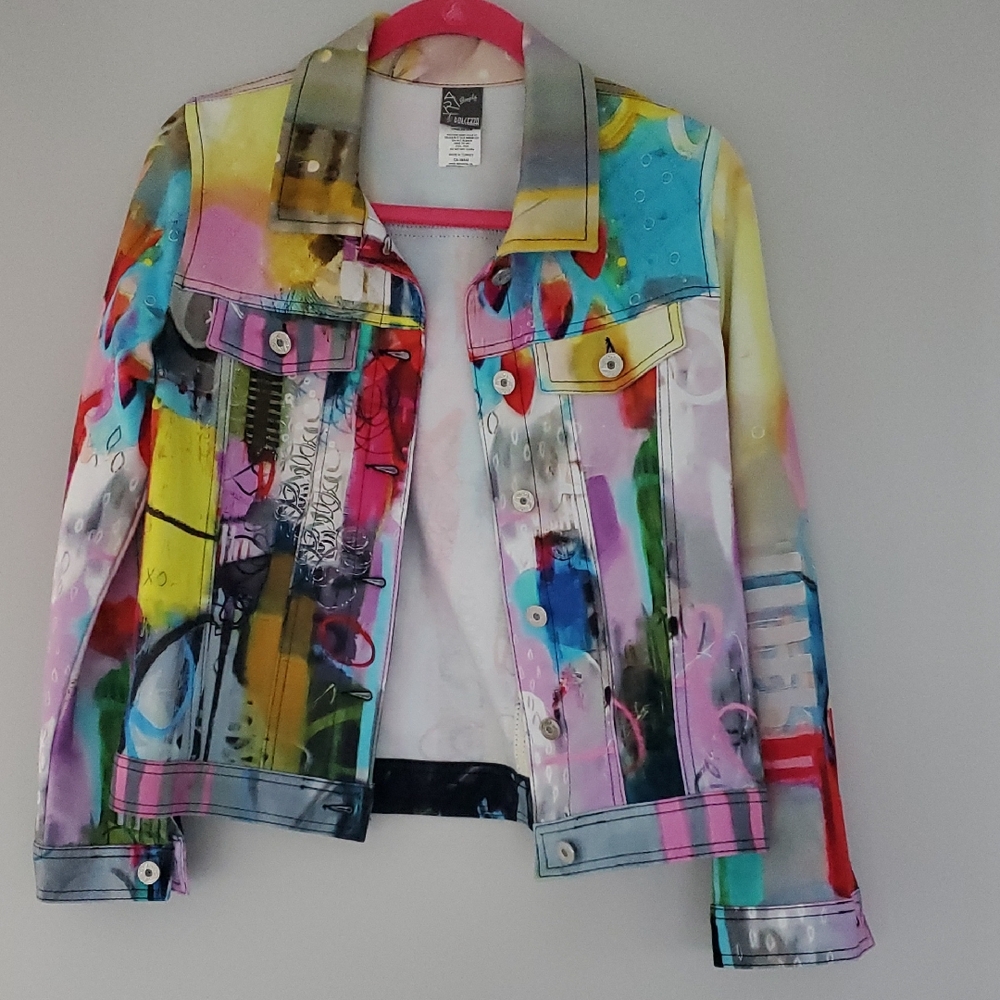 Art Simply By Dolcezza Colorful Women's Jacket